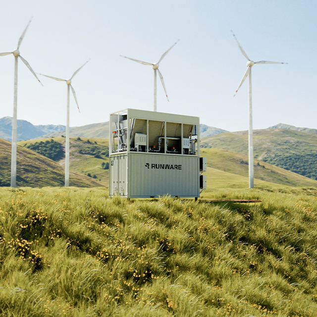 Sonic Pods on a wind farm site.